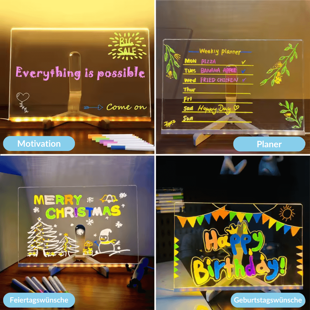 Tableau lumineux LED pour dessins à la lumière