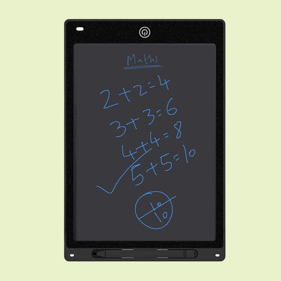 Tablette d'écriture LCD 12 pouces pour enfant - Tableau de dessin interactif réutilisable avec fonction de verrouillage