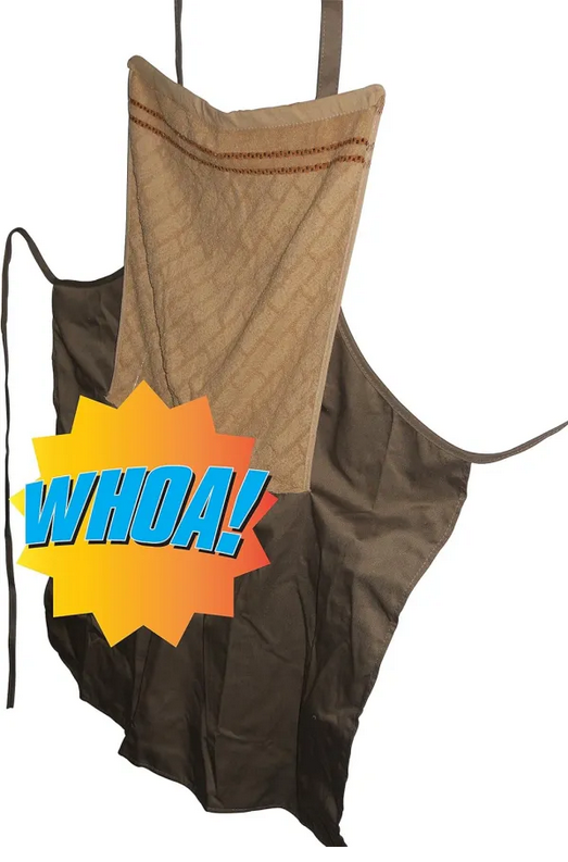 Tablier de cuisine rigolo pour surprise de fête
