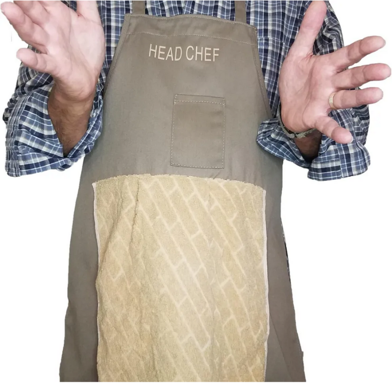 Tablier de cuisine rigolo pour surprise de fête