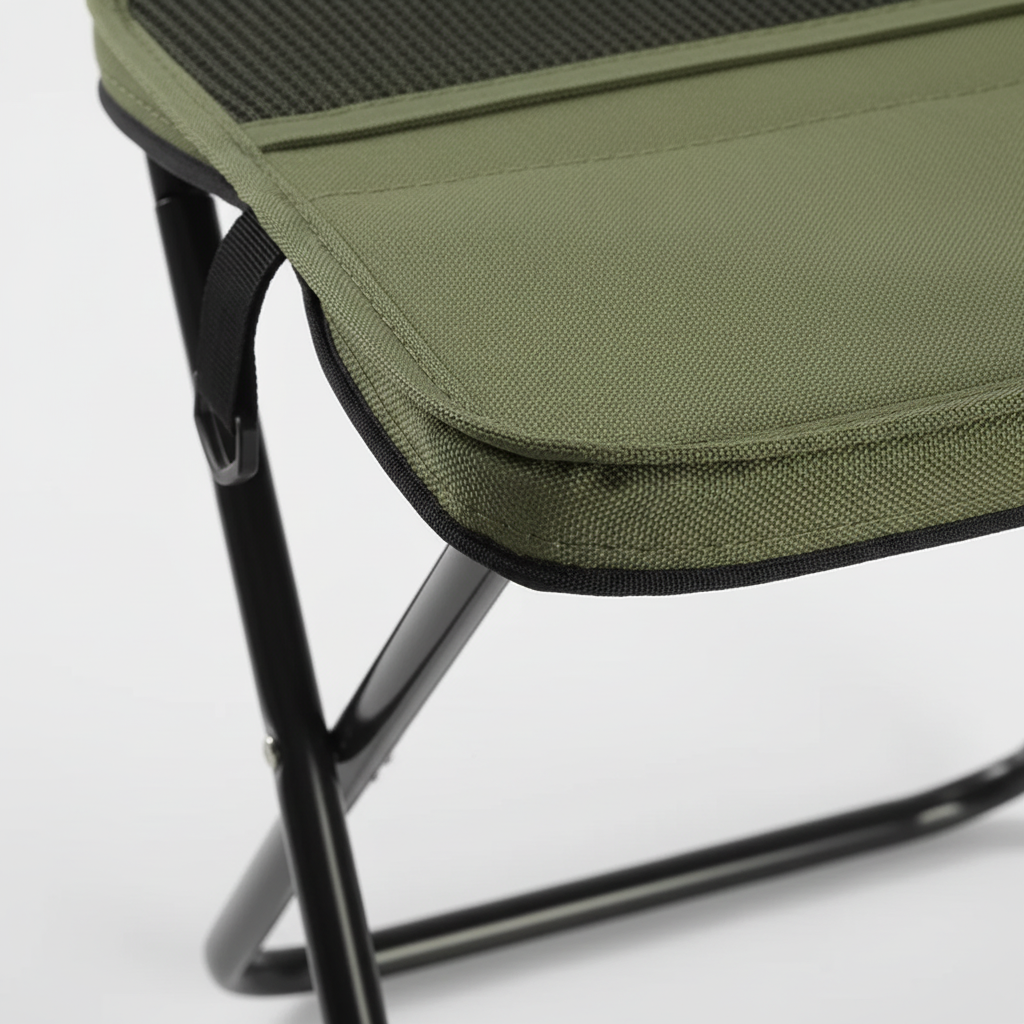 Tabouret de camping trépied pliable