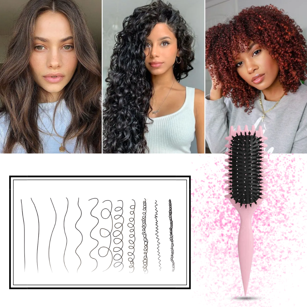 Tangle-Free Curl Defining Brush