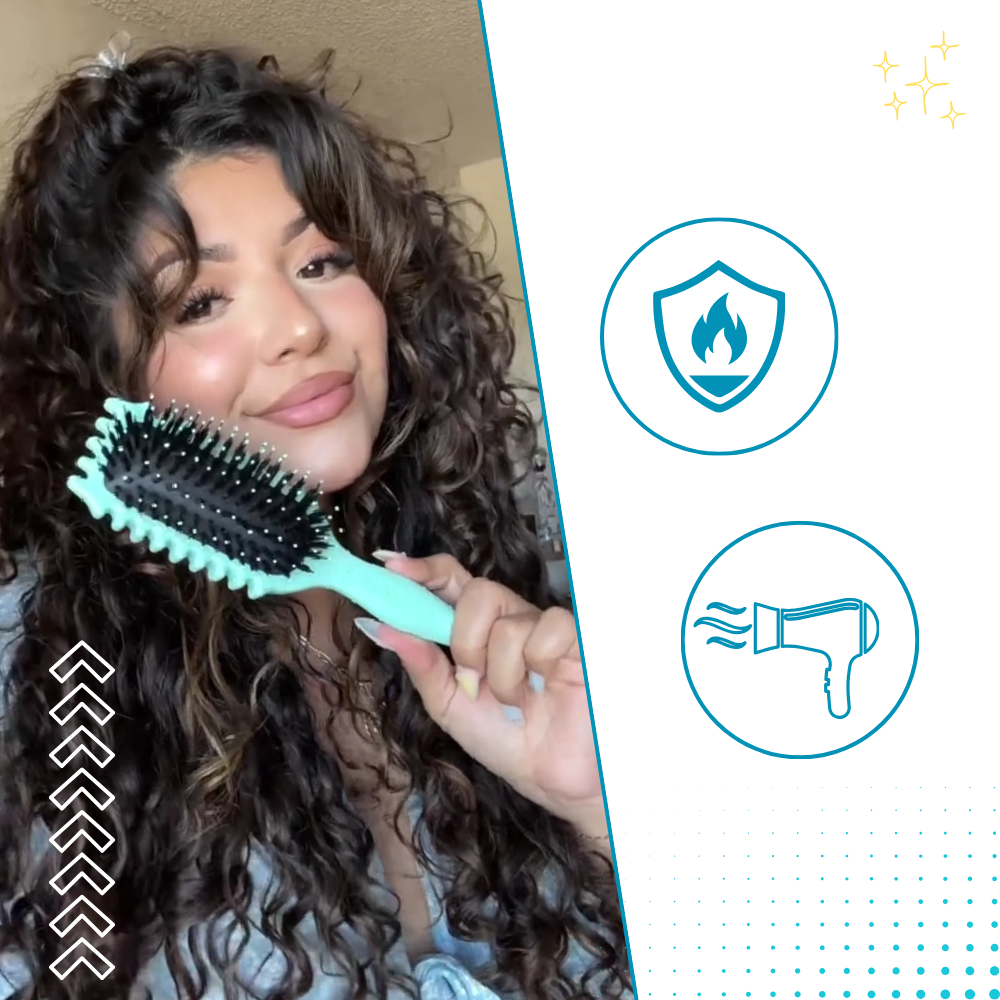 Tangle-Free Curl Defining Brush