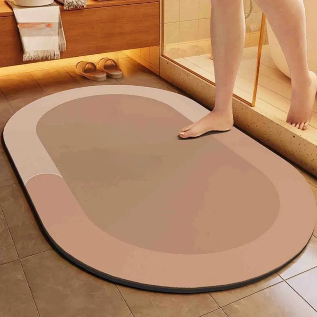 Tapis de bain à séchage rapide et antidérapant