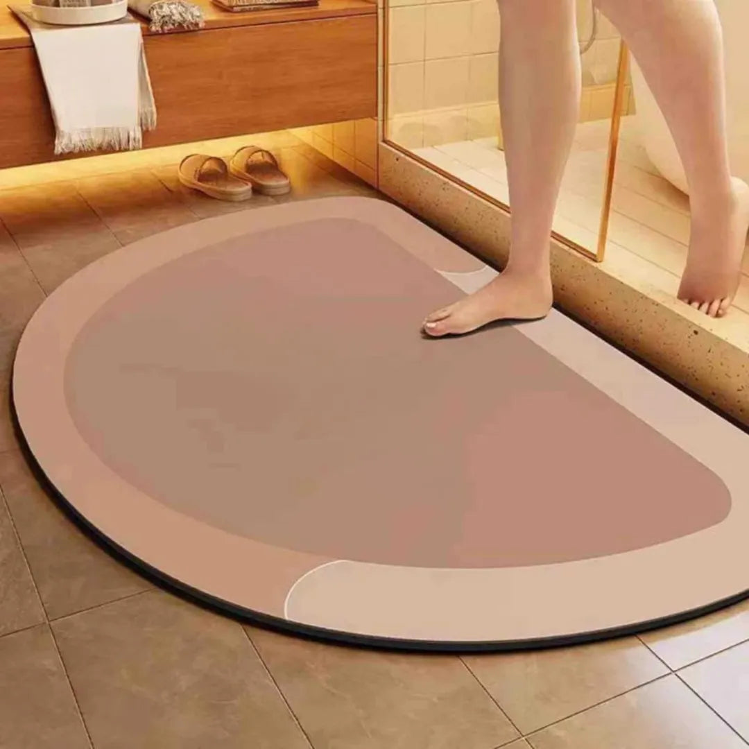 Tapis de bain à séchage rapide et antidérapant