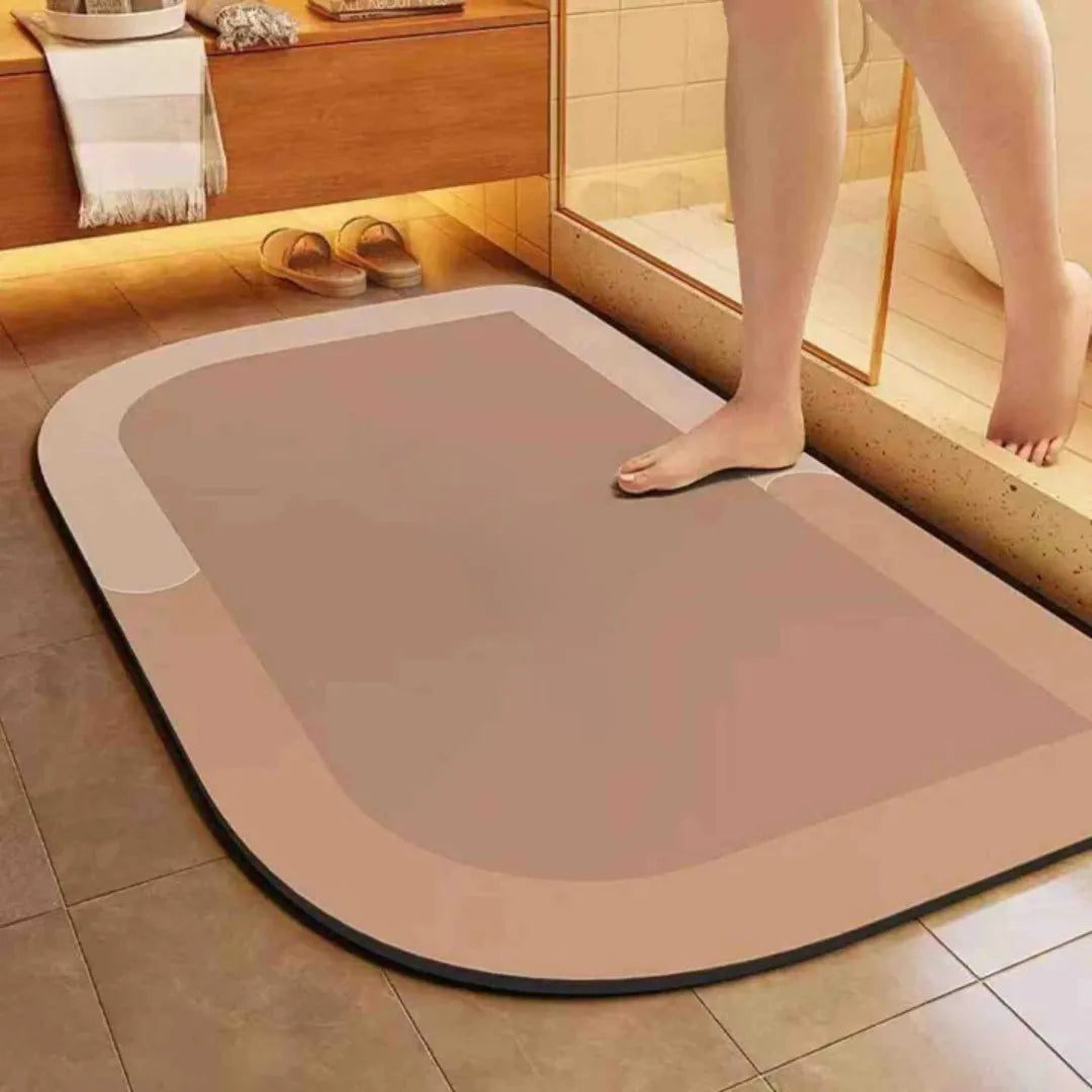 Tapis de bain à séchage rapide et antidérapant