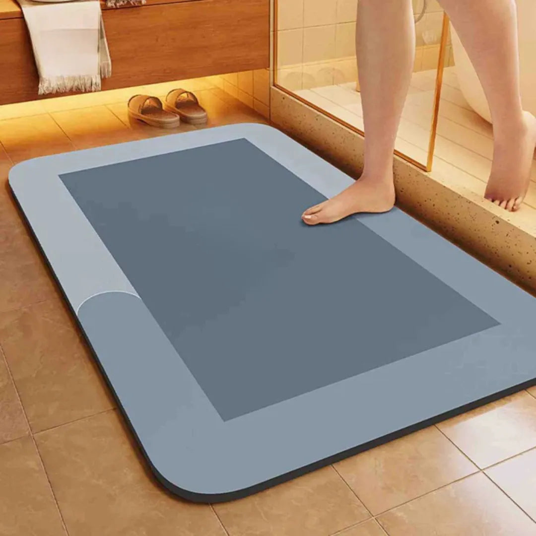 Tapis de bain à séchage rapide et antidérapant