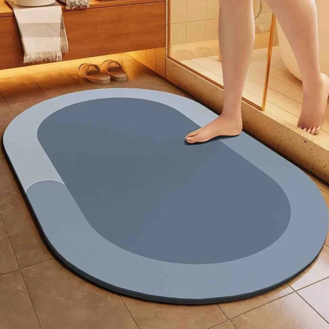 Tapis de bain à séchage rapide et antidérapant