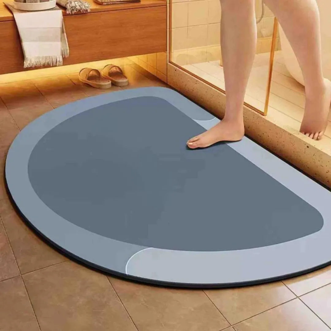 Tapis de bain à séchage rapide et antidérapant