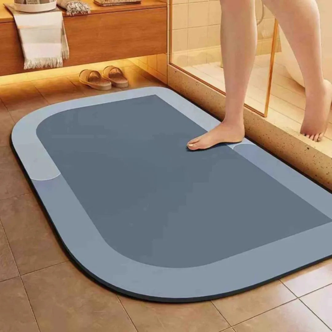 Tapis de bain à séchage rapide et antidérapant