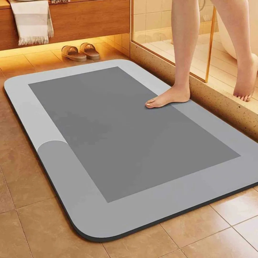 Tapis de bain à séchage rapide et antidérapant