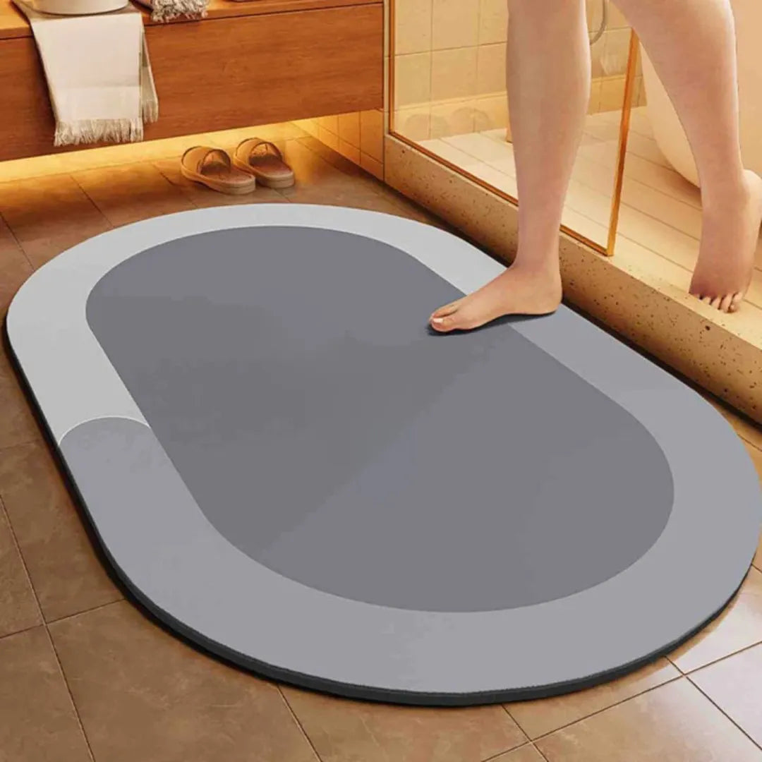 Tapis de bain à séchage rapide et antidérapant