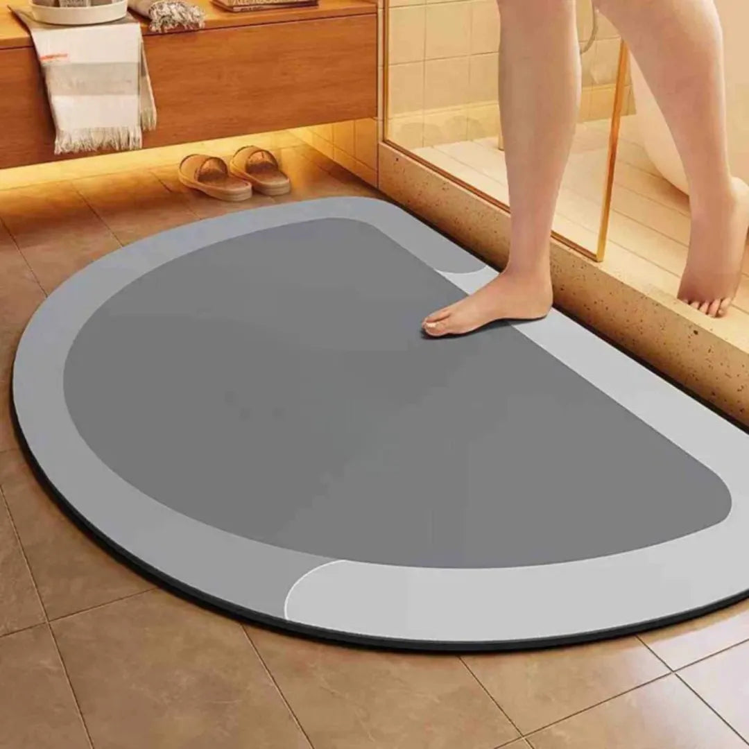 Tapis de bain à séchage rapide et antidérapant