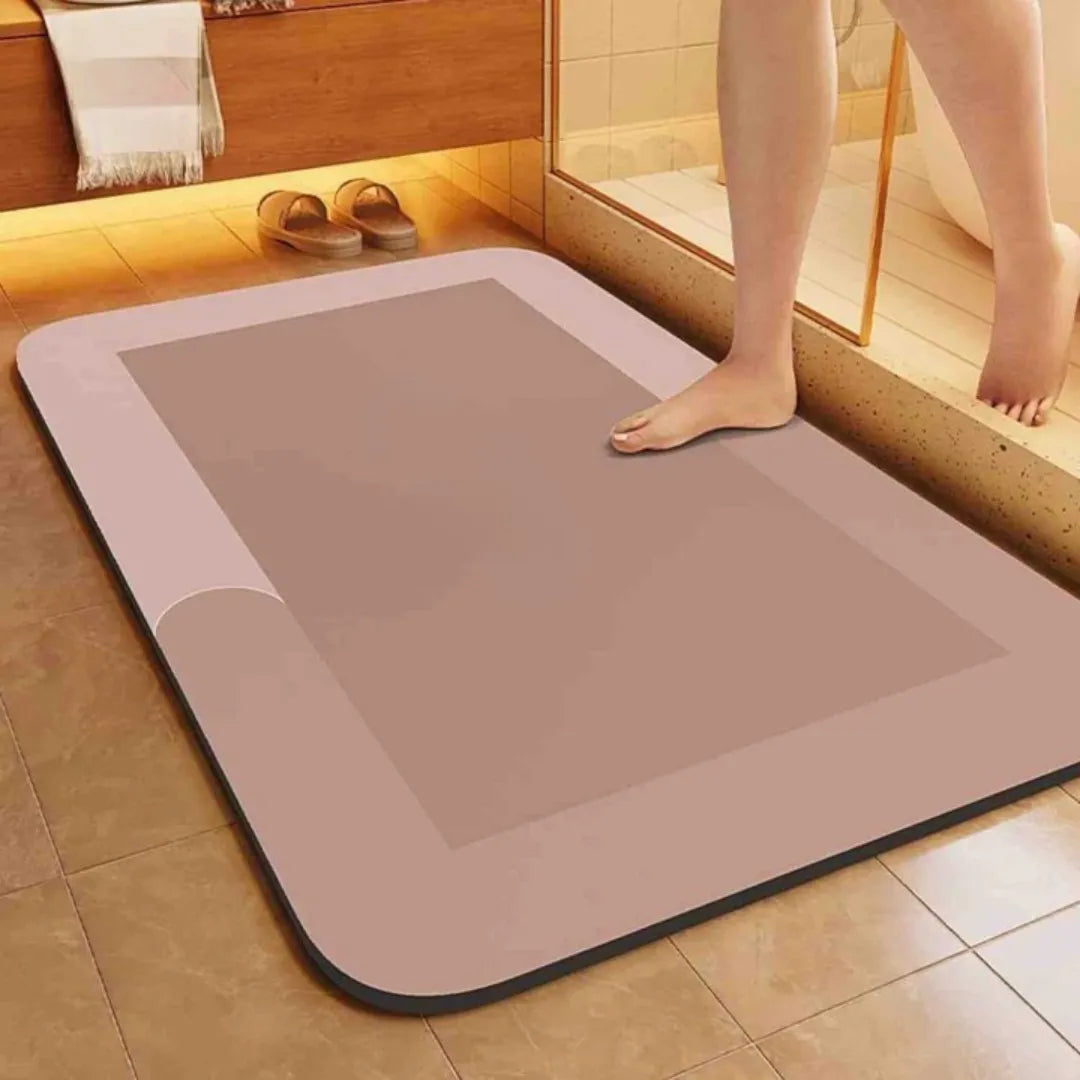 Tapis de bain à séchage rapide et antidérapant