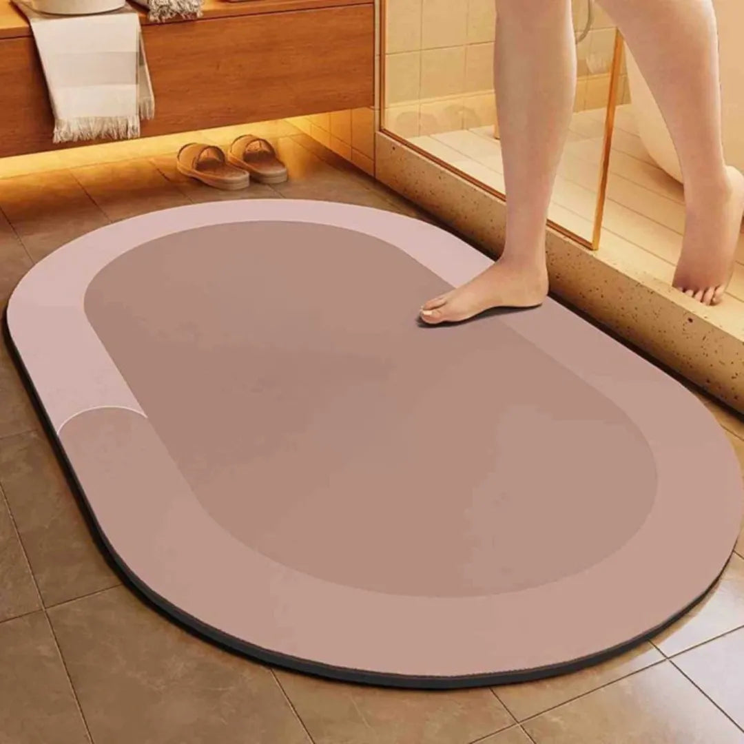 Tapis de bain à séchage rapide et antidérapant