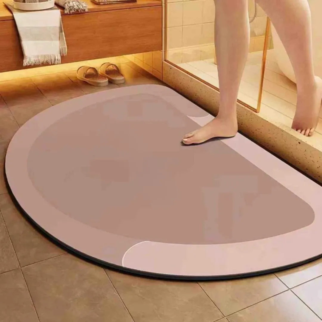Tapis de bain à séchage rapide et antidérapant