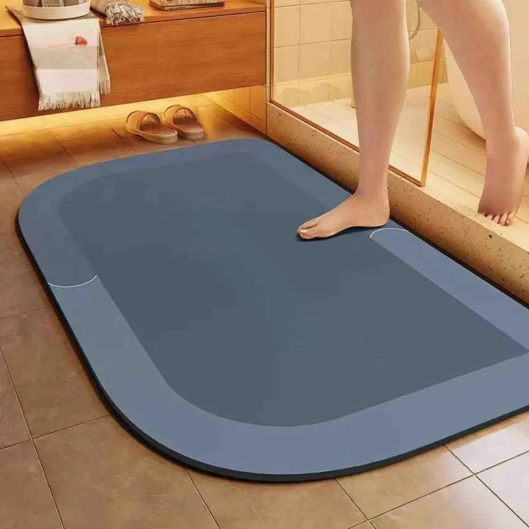 Tapis de bain à séchage rapide et antidérapant