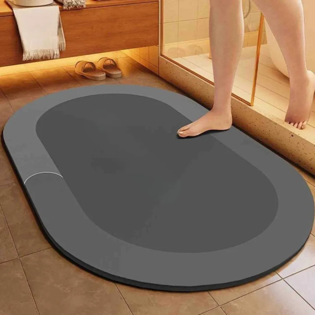 Tapis de bain à séchage rapide et antidérapant