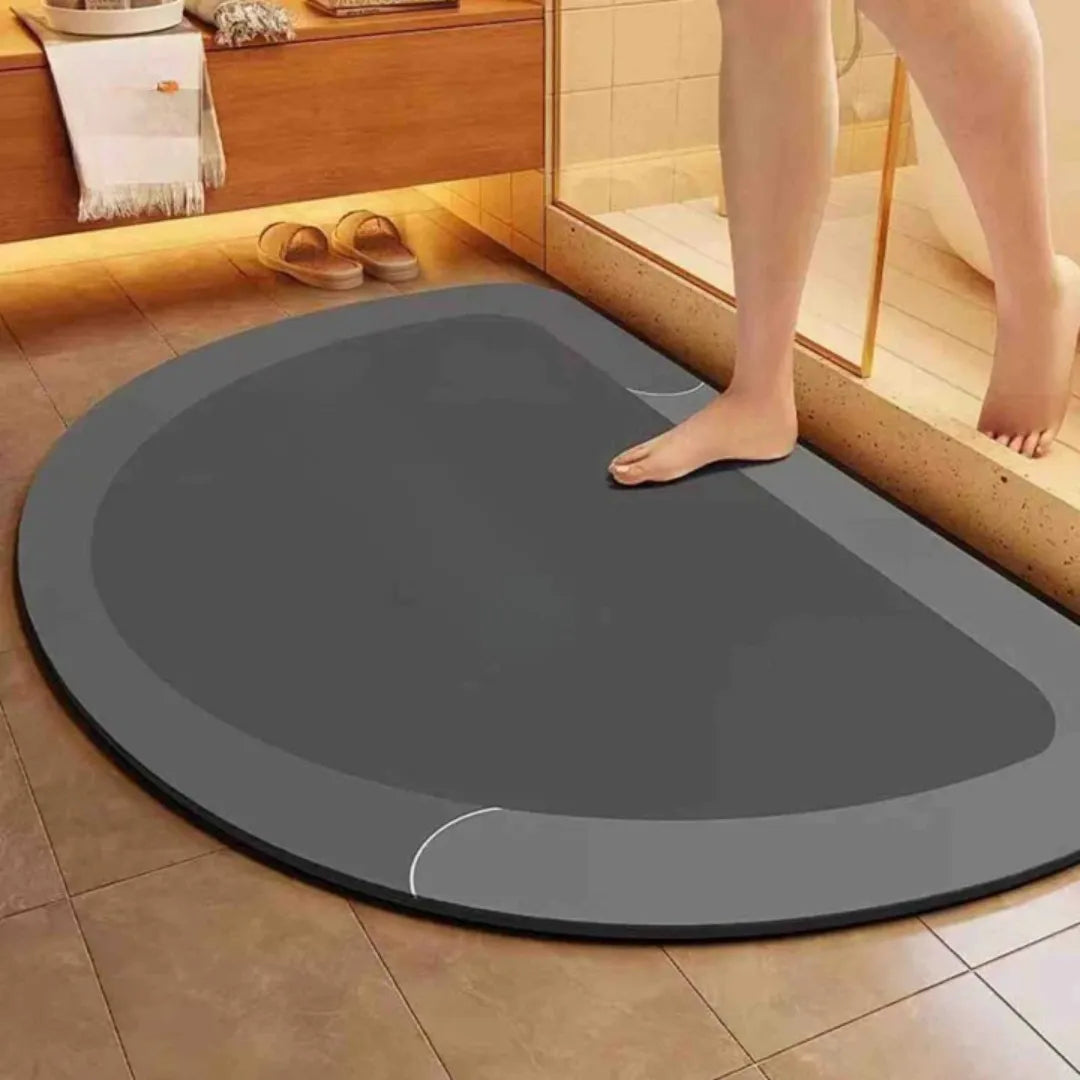 Tapis de bain à séchage rapide et antidérapant