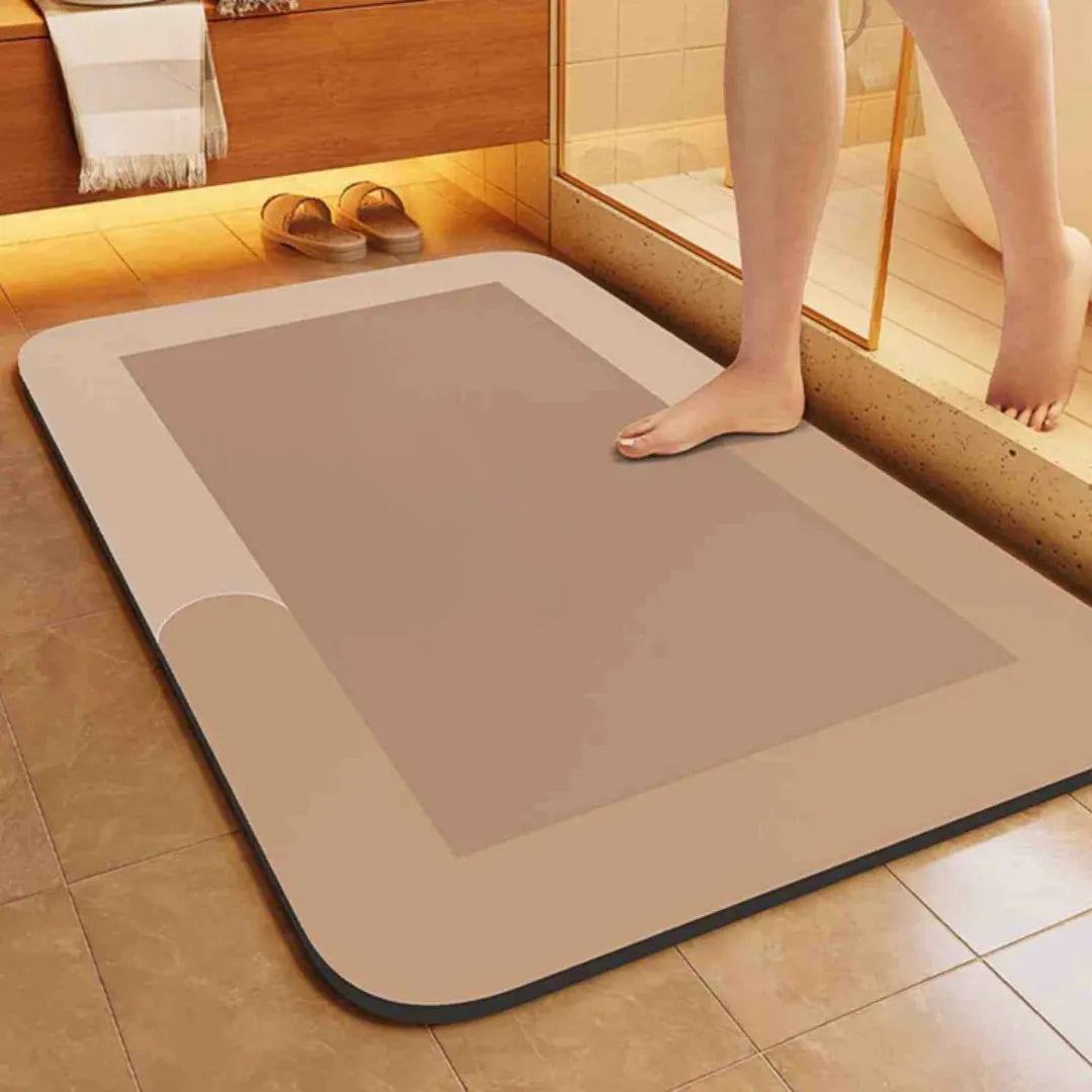 Tapis de bain à séchage rapide et antidérapant