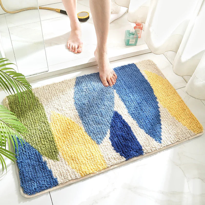 Tapis de bain antidérapant à séchage rapide