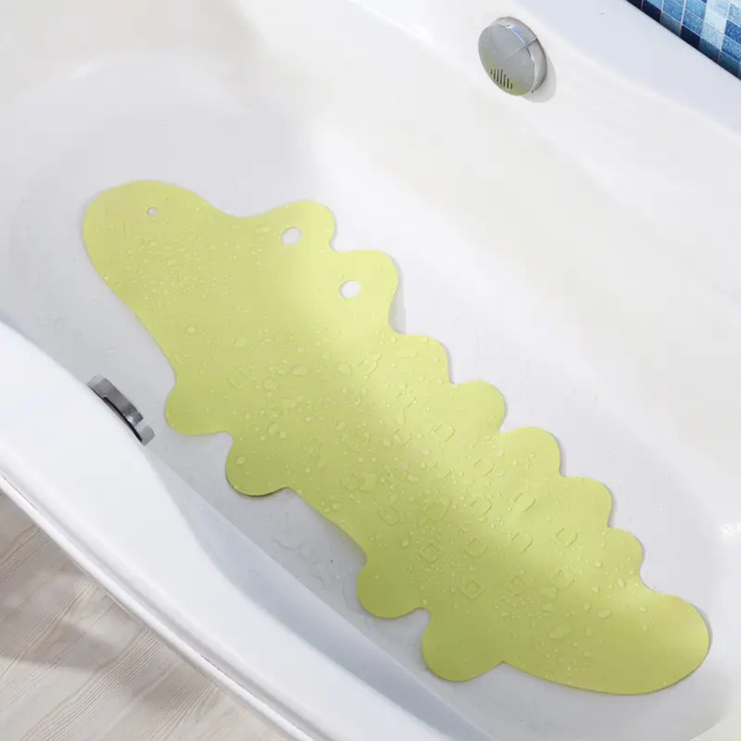Tapis de bain antidérapant enfant Crocodile – sûr et ludique