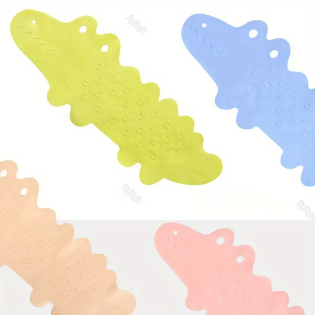 Tapis de bain antidérapant enfant Crocodile – sûr et ludique
