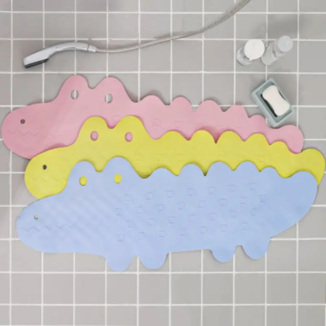 Tapis de bain antidérapant enfant Crocodile – sûr et ludique