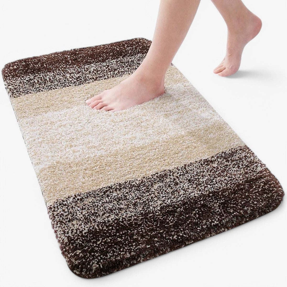 Tapis de bain antidérapant ultra-absorbant – séchage rapide et confort