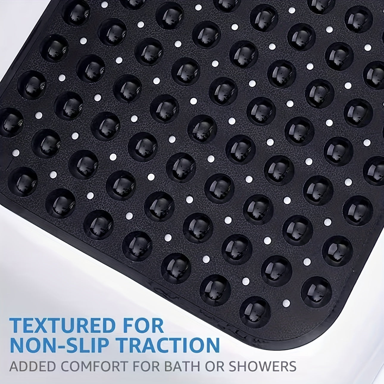 Tapis de bain antidérapant XL – Sécurisé et confortable pour douche ou baignoire