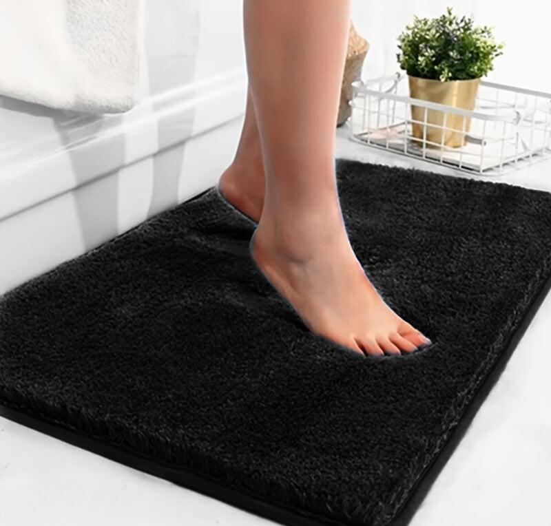 Tapis de bain doux et Rembourré – confort luxueux avec envers antidérapant