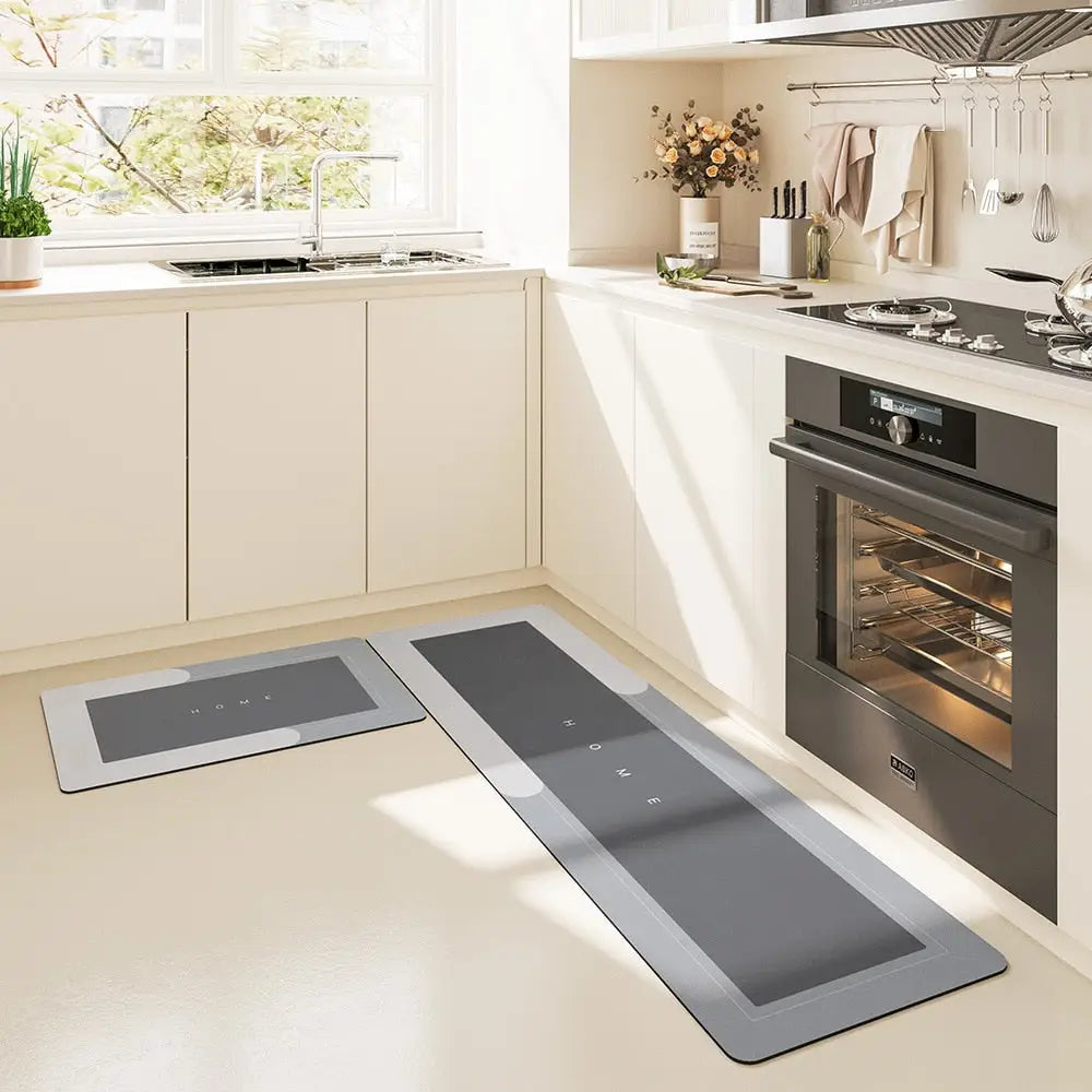Tapis de cuisine absorbant en polymères, imperméable et antidérapant