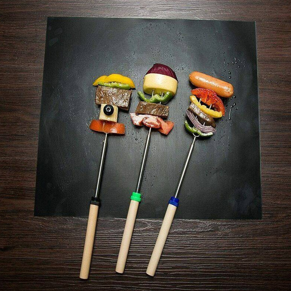 Tapis de cuisson antiadhésifs en téflon pour barbecue (lot de 5)