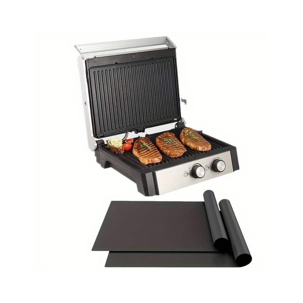 Tapis de cuisson antiadhésifs en téflon pour barbecue (lot de 5)