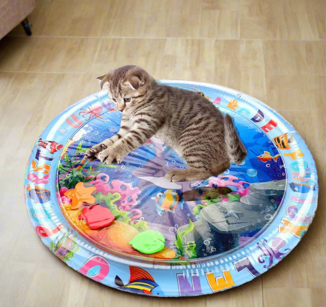 Tapis de jeu qui réduit l'agitation et les griffures