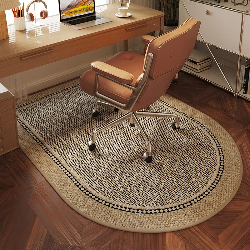 Tapis de protection pour chaise de bureau résistant aux rayures et à l'usure pour sols durs