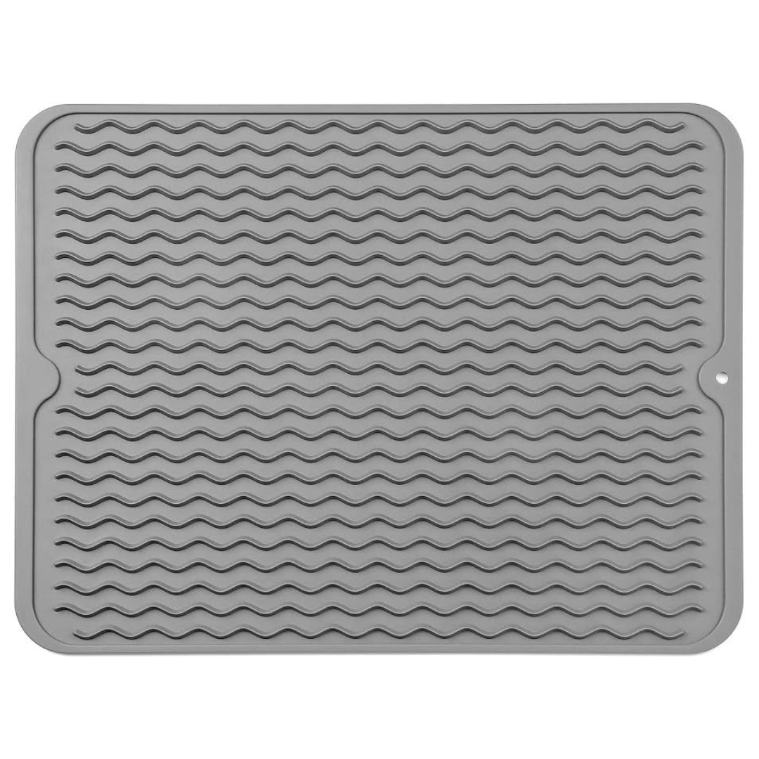 Tapis de séchage en silicone écologique - Multiusage et résistant à la chaleur