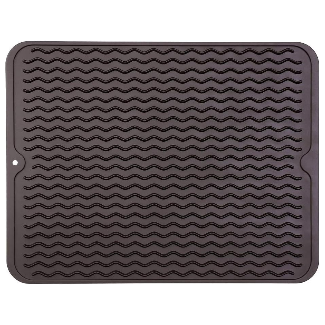 Tapis de séchage en silicone écologique - Multiusage et résistant à la chaleur