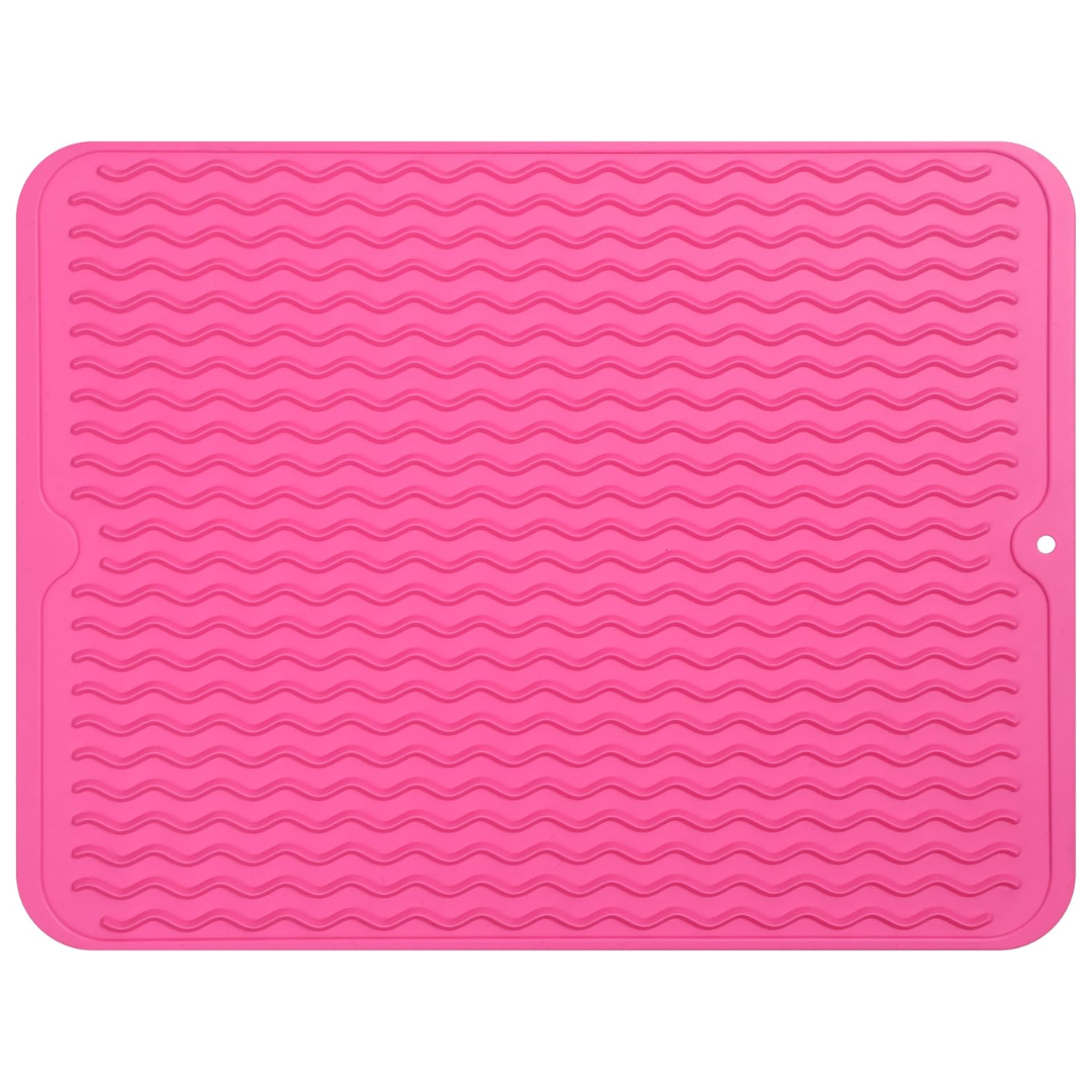 Tapis de séchage en silicone écologique - Multiusage et résistant à la chaleur
