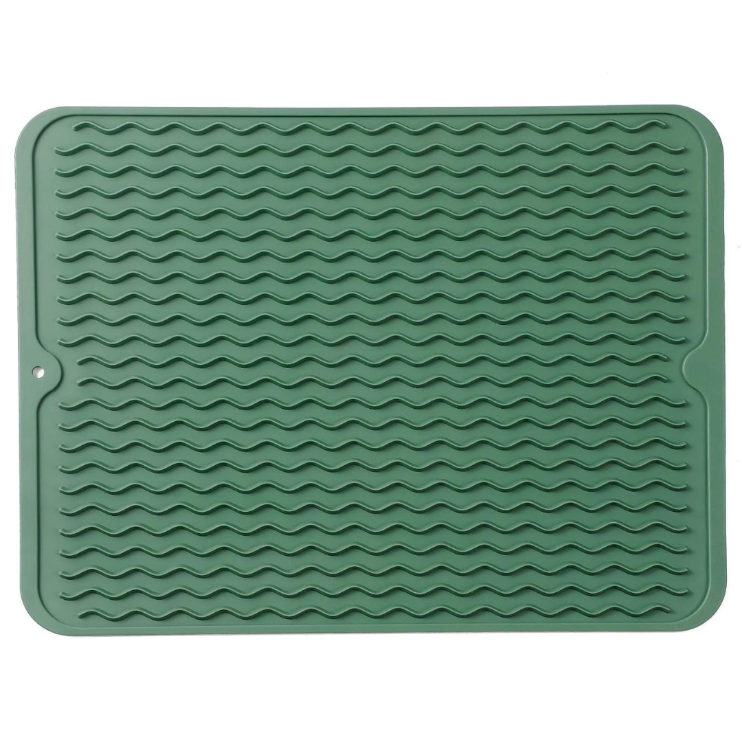 Tapis de séchage en silicone écologique - Multiusage et résistant à la chaleur