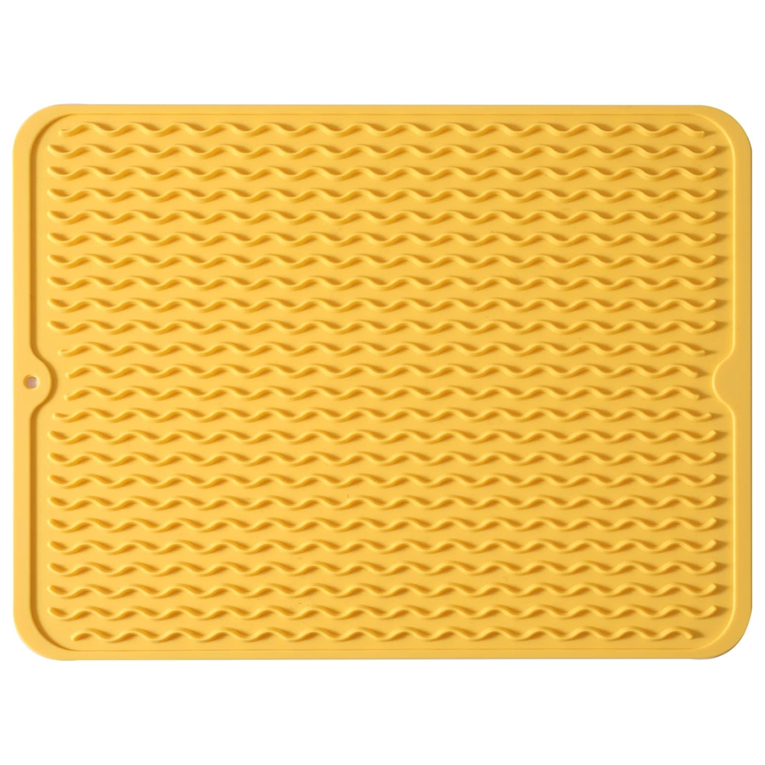 Tapis de séchage en silicone écologique - Multiusage et résistant à la chaleur