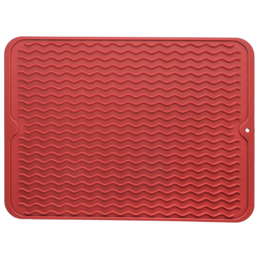 Tapis de séchage en silicone écologique - Multiusage et résistant à la chaleur