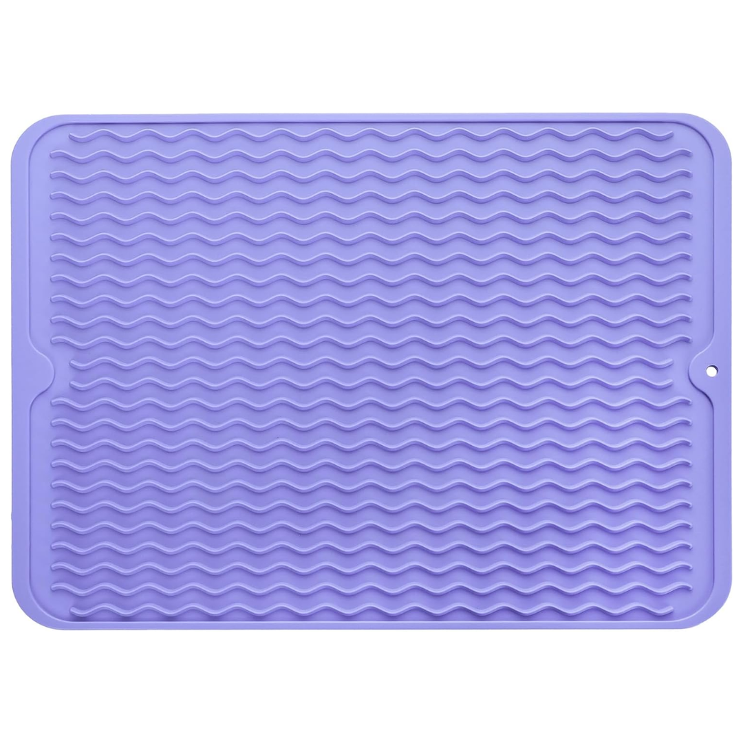 Tapis de séchage en silicone écologique - Multiusage et résistant à la chaleur