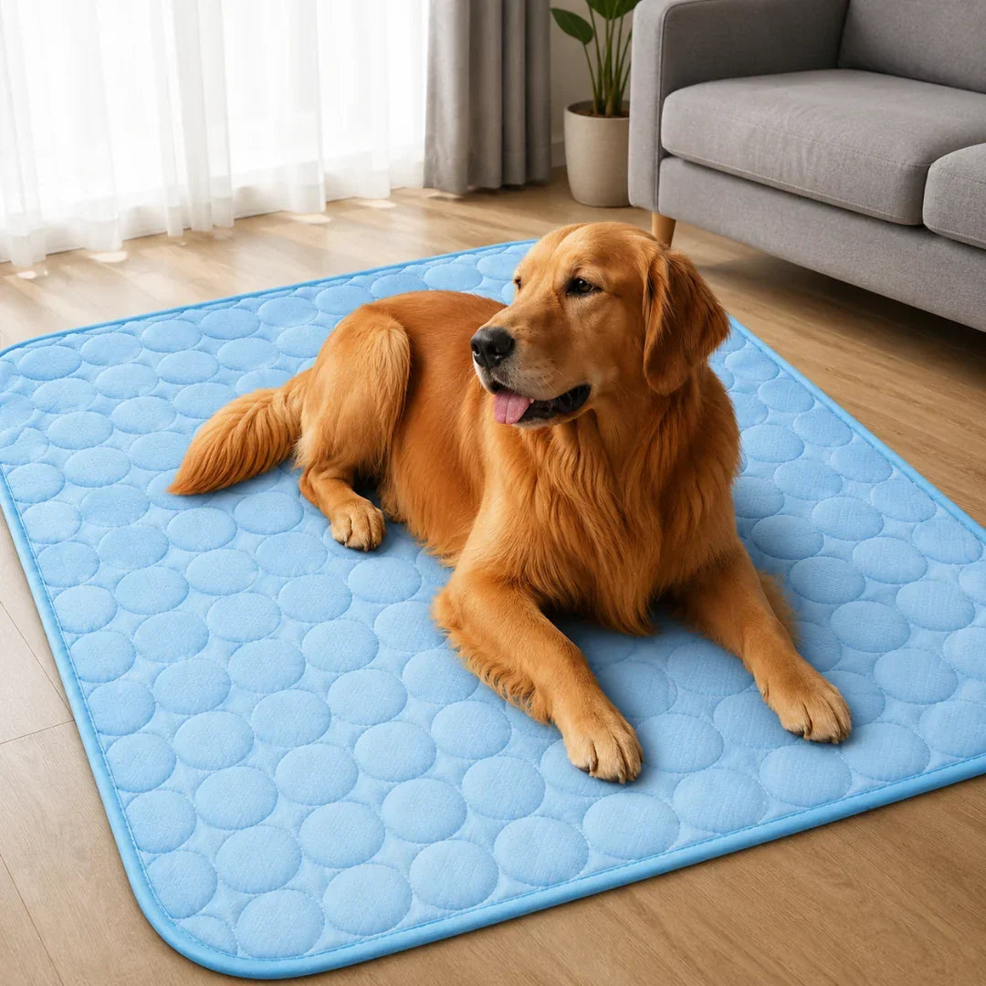 Tapis rafraîchissant lavable pour animaux de compagnie