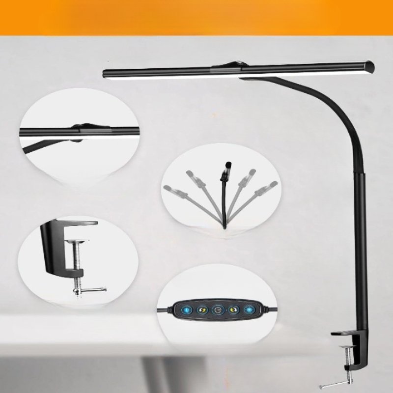 TASKBRIGHT – Flexible Gooseneck LED Desk Lamp for Office & Home