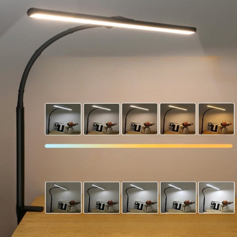 TASKBRIGHT – Flexible Gooseneck LED Desk Lamp for Office & Home