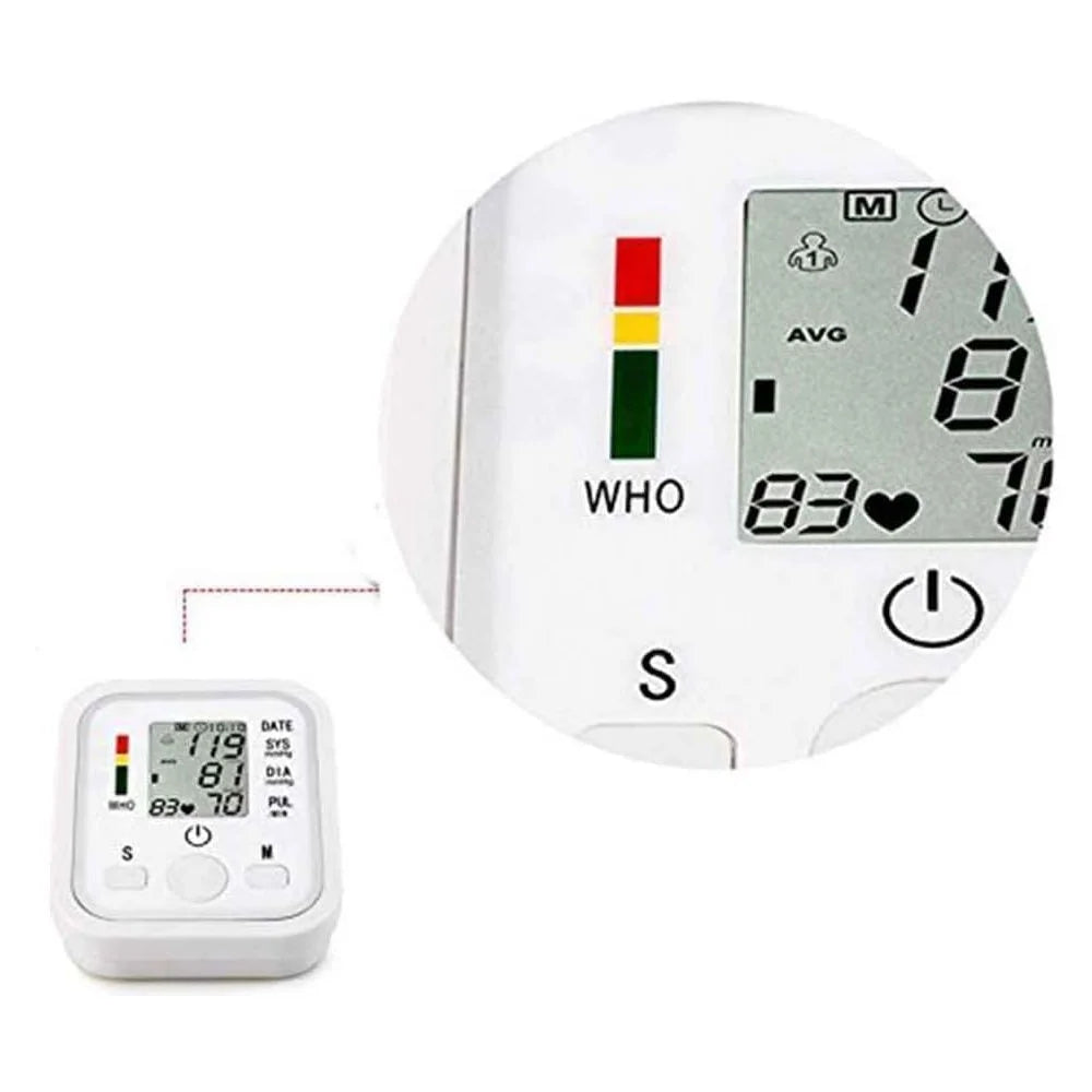 Tensiomètre numérique automatique au poignet avec écran LCD – mesure précise et utilisation facile