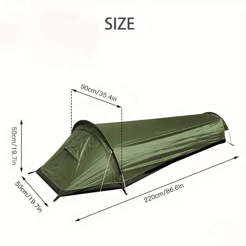 Tente imperméable compacte - Tente d'aventure ultralégère pour 1 personne