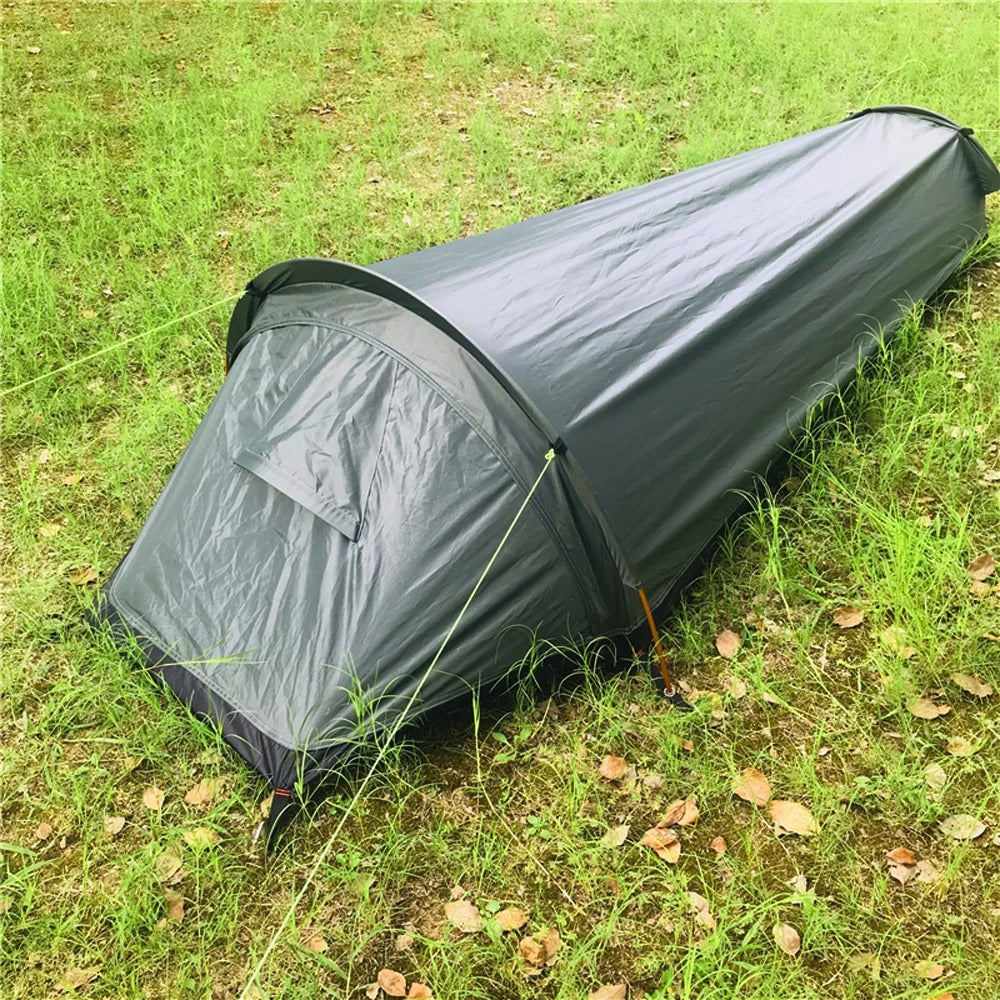 Tente imperméable compacte - Tente d'aventure ultralégère pour 1 personne