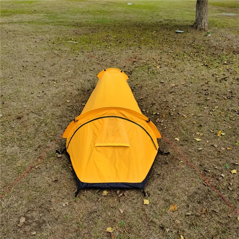 Tente imperméable compacte - Tente d'aventure ultralégère pour 1 personne
